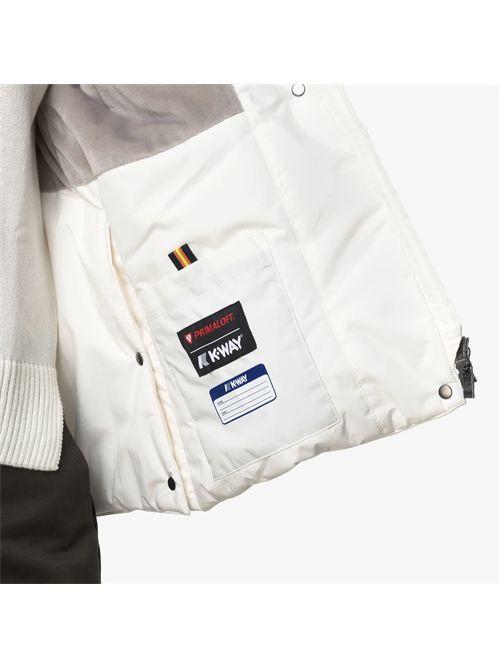 Giacca lil soft touch marmotta donna colore white K-WAY | LIL SOFT TOUCH MARMOTASG